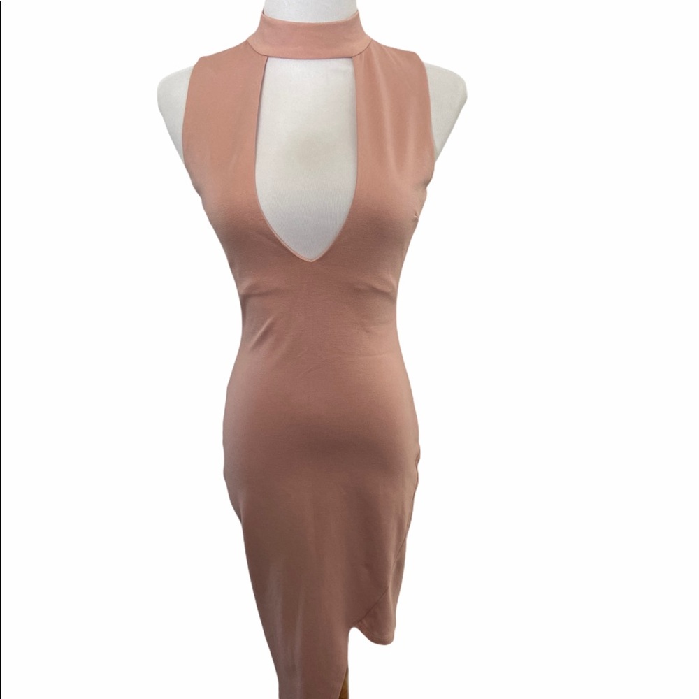 NWT Dainty Dusty Pink Evening Dress, XS